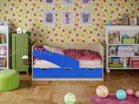 Кровать детская Бабочки 2,0 м в Новомихайловке - novomihajlovka.mebel-nsk.ru | фото