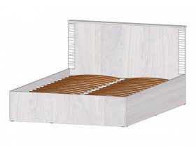 Кровать двуспальная с подъем. мех. 1,4 м Ривьера в Новомихайловке - novomihajlovka.mebel-nsk.ru | фото