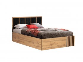 Кровать двуспальная с подъем. мех. 1,6 м Либерти 51.20 в Новомихайловке - novomihajlovka.mebel-nsk.ru | фото