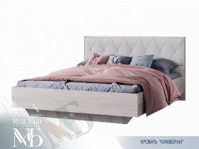Кровать двуспальная 1,6м Кимберли КР-13 в Новомихайловке - novomihajlovka.mebel-nsk.ru | фото