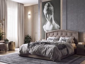 Кровать двуспальная 1,8м Верона-2 в Новомихайловке - novomihajlovka.mebel-nsk.ru | фото