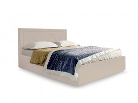 Кровать мягкая 1,6 Сиеста стандарт, вар.2 в Новомихайловке - novomihajlovka.mebel-nsk.ru | фото