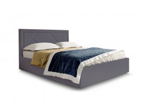 Кровать мягкая 1,6 Сиеста стандарт, вар.3 в Новомихайловке - novomihajlovka.mebel-nsk.ru | фото