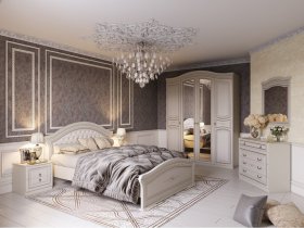 Модульная спальня Николь (Мебельград) в Новомихайловке - novomihajlovka.mebel-nsk.ru | фото