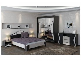 Модульная спальня Верона (Линаура) в Новомихайловке - novomihajlovka.mebel-nsk.ru | фото