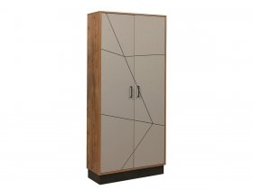 Шкаф двухстворчатый комбинированный для одежды Гамма  54.14 в Новомихайловке - novomihajlovka.mebel-nsk.ru | фото